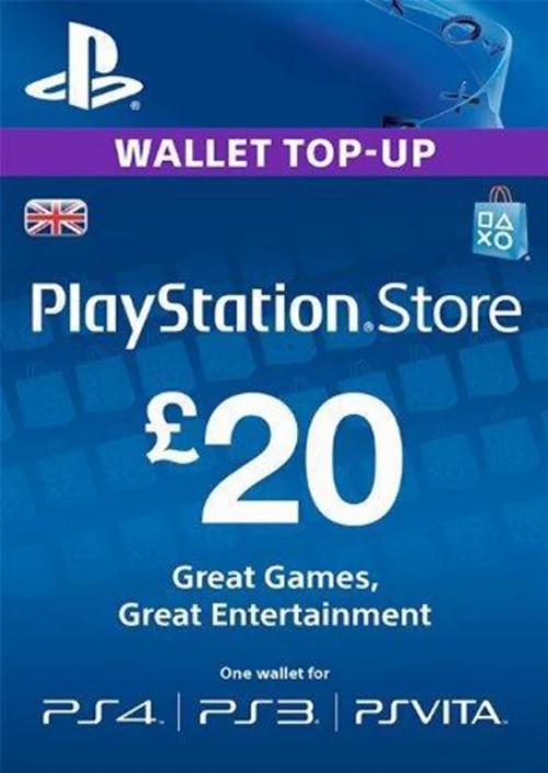 PlayStation Network 20 GBP PSN CARD UK