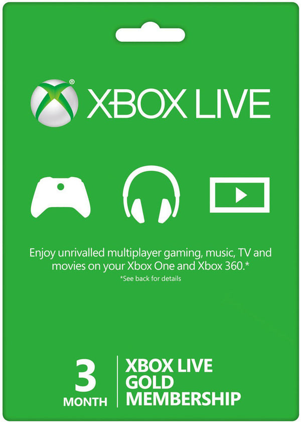 Xbox Live 3 Months GOLD Subscription