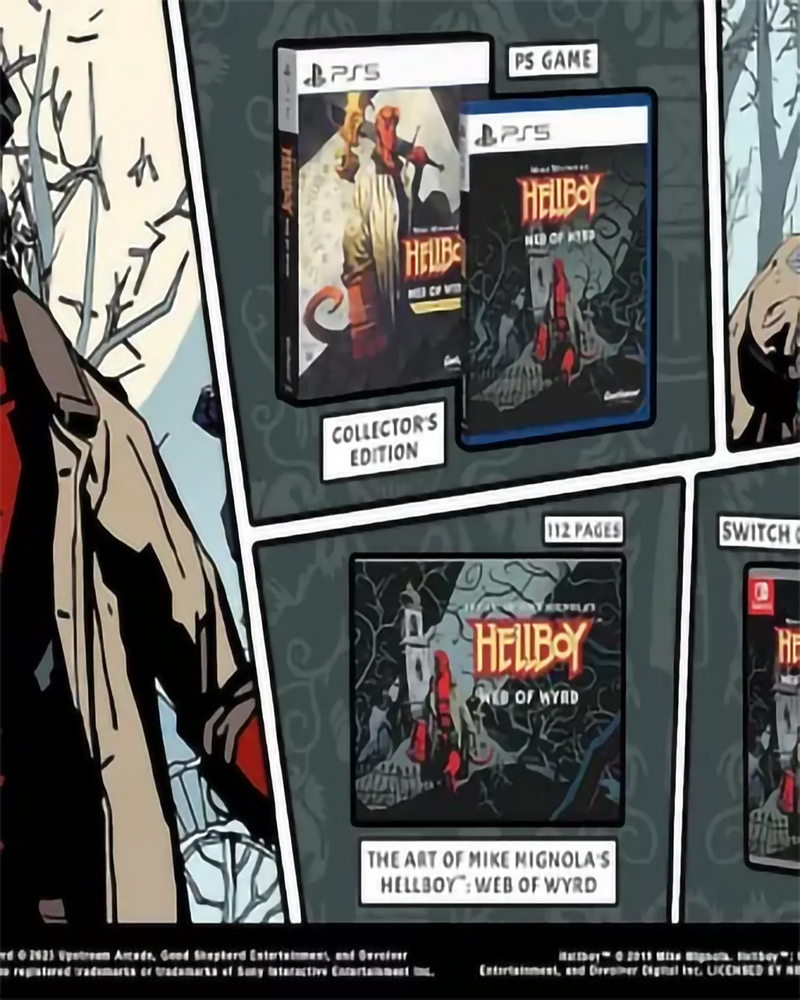 PS5 Mike Mignola's Hellboy Web of Wyrd - Collectors Edition