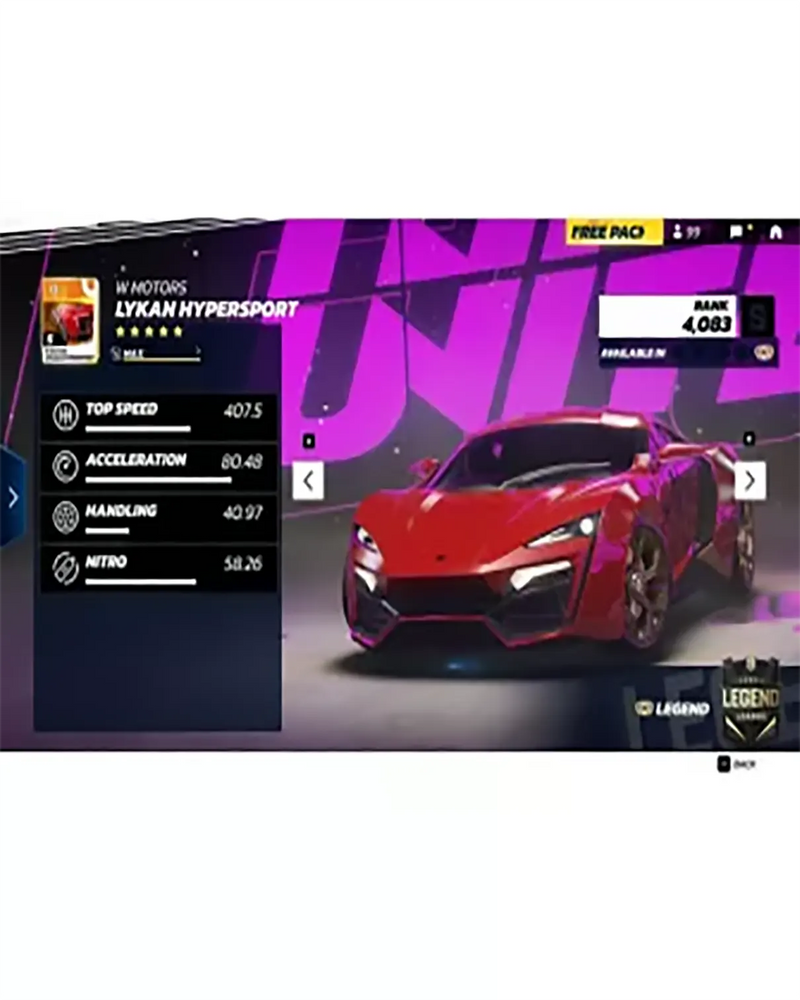 PS5 Asphalt Legends UNITE - Supercharged Edition