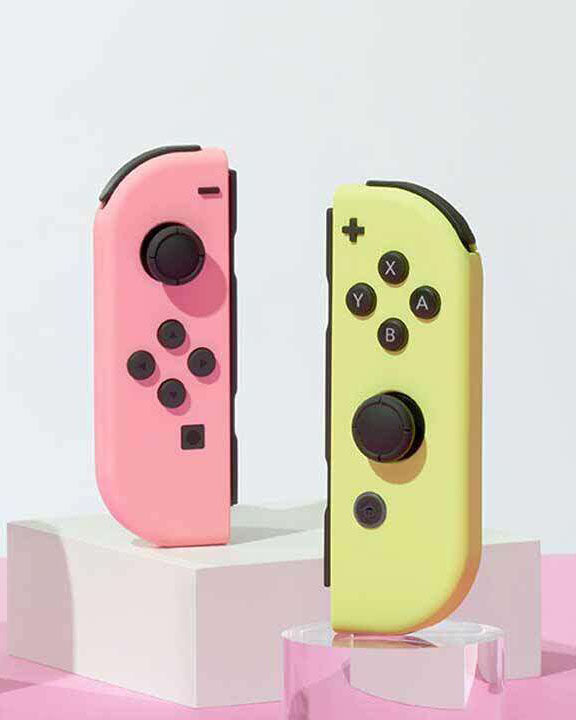 Gamepad Nintendo Switch Joy-Con - Pink and Yellow