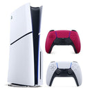Sony PlayStation 5 PS5 Slim + Cosmic Red DualSense Wireless Controller
