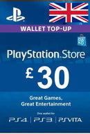 PlayStation Network £30 GBP PSN CARD UK