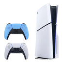 Sony PlayStation 5 PS5 Slim + Starlight Blue DualSense Wireless Controller