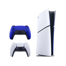 Sony PlayStation 5 PS5 Slim + Cobalt Blue DualSense Wireless Controller