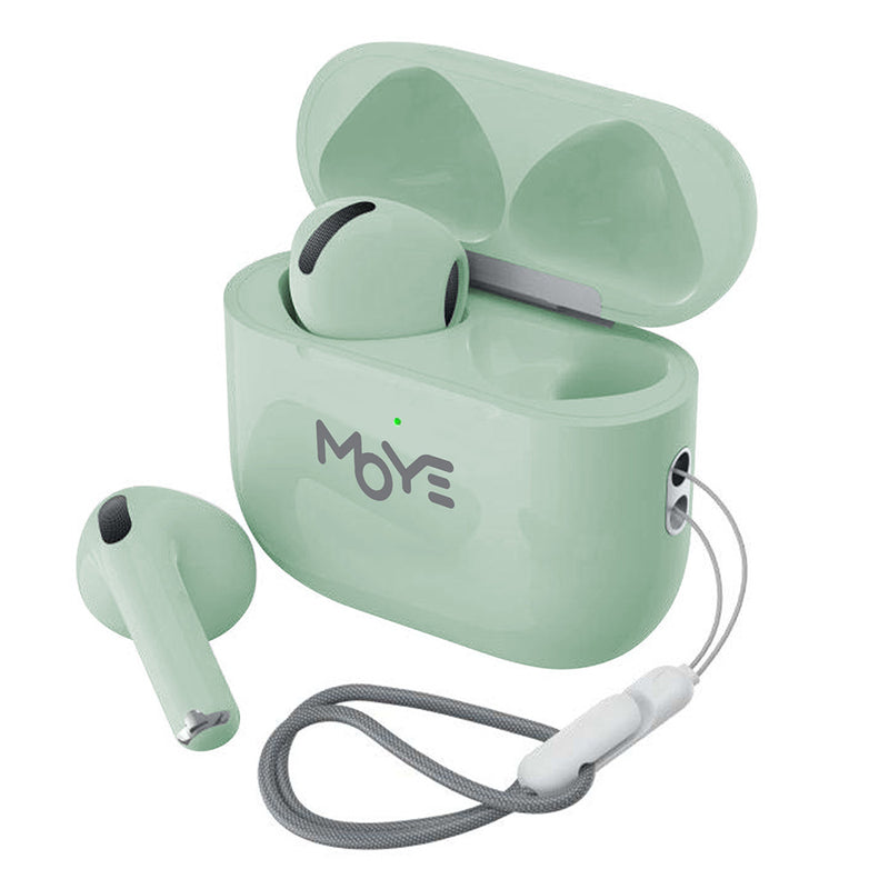 Slušalice Moye Aurras 3 Lite - Green Bežične bubice