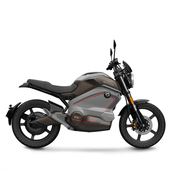 Super Soco TC Wonderer Electric Motorcycle Storm Gray