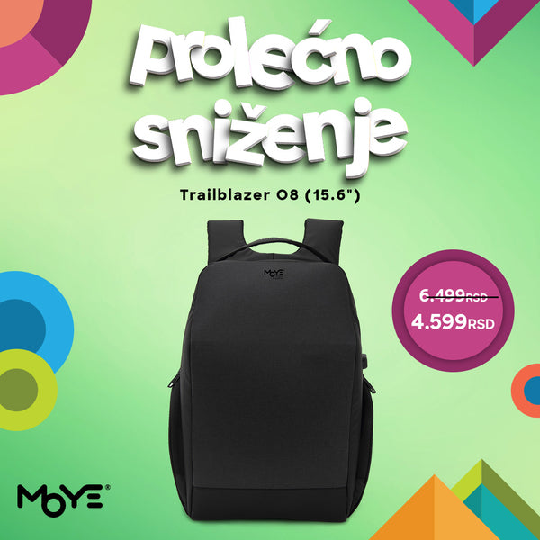 Trailblazer 15.6" Backpack Black O8