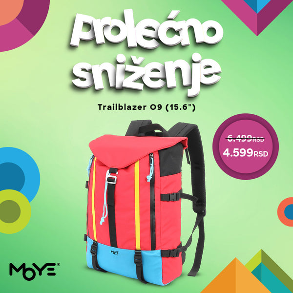 Trailblazer 15.6" Backpack Red O9