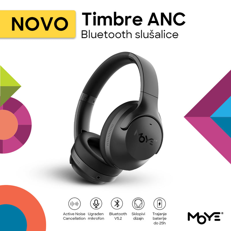 Moye Timbre ANC Bluetooth Headphones