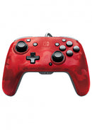 Nintendo Switch Faceoff Deluxe Controller + Audio Camo Red
