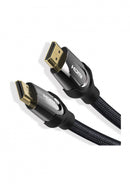 HDMI 2.0 4K kabl 10m metalno kuciste, pozlacen konektor, platnom presvucen kabl crni