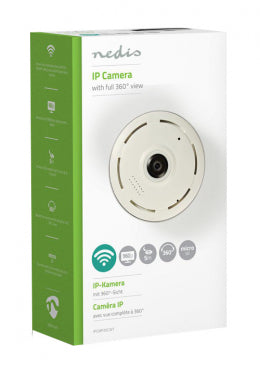 Nedis IP Security Camera | 1280x960 | Panorama | White / Black