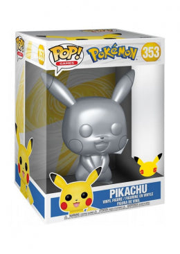 Pokemon POP! Vinyl - Pikachu Silver Metalic 10"
