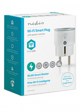 Nedis Smart Plug | Power Monitor | Schuko Type F | 10A