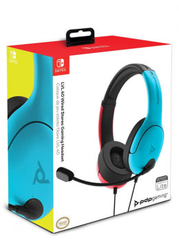 Nintendo Switch Wired Headset LVL40 Blue/Red