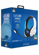 PS4/PS5 Wired Headset LVL40 White