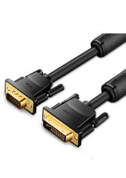 DVI(24+5) to VGA Cable 1M Black