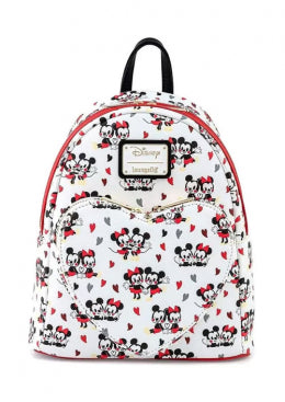 Disney Mickey and Minnie Mouse AOP Backpack
