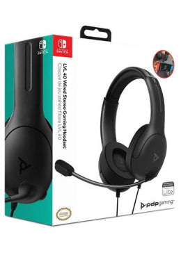 Nintendo Switch Wired Headset LVL40 Black