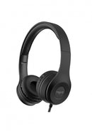 Enyo Foldable Headphones with Microphone Black