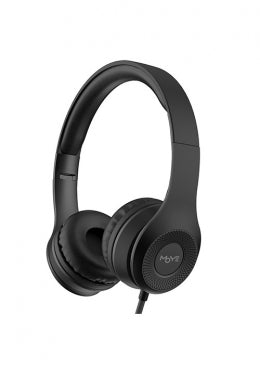 Enyo Foldable Headphones with Microphone Black