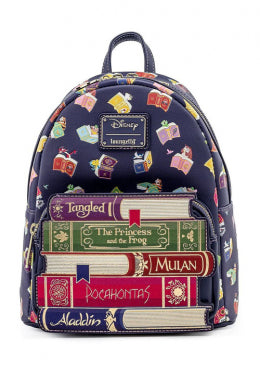 Disney Princess Books All Over Backpack