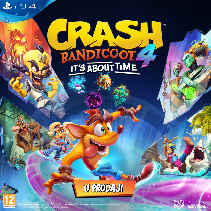 PS4 Crash Bandicoot 4 It's about time
