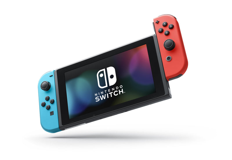 Nintendo Switch With Blue and Red Joy Con 