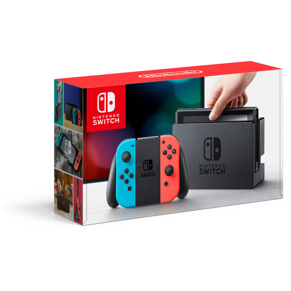 Nintendo Switch With Blue and Red Joy Con 