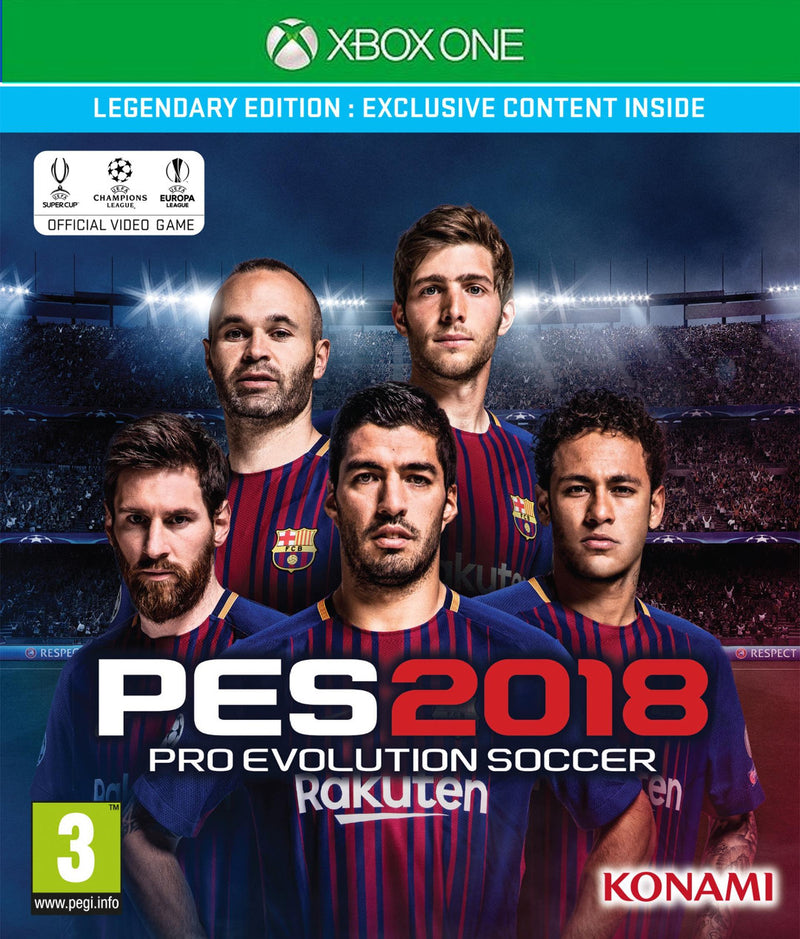 XBOXONE Pro Evolution Soccer PES 2018 Legendary Edition
