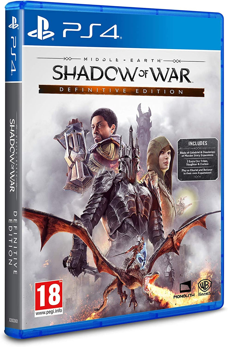 PS4 Middle Earth: Shadow of War Definitive edition