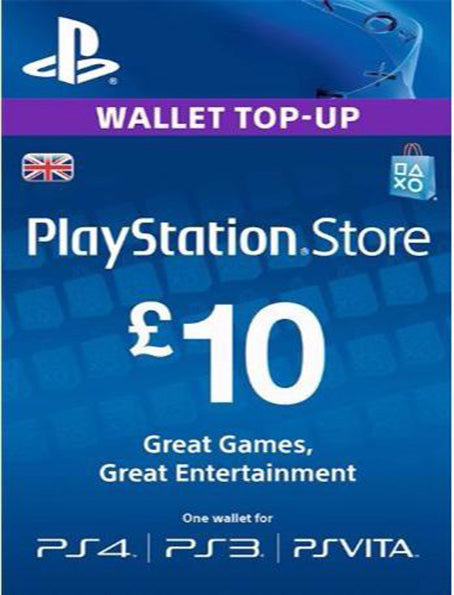 PlayStation Network £10 GBP PSN CARD UK
