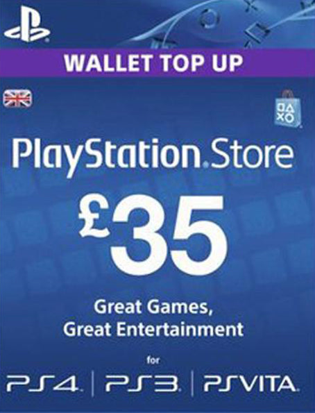 PlayStation Network £35 GBP PSN CARD UK
