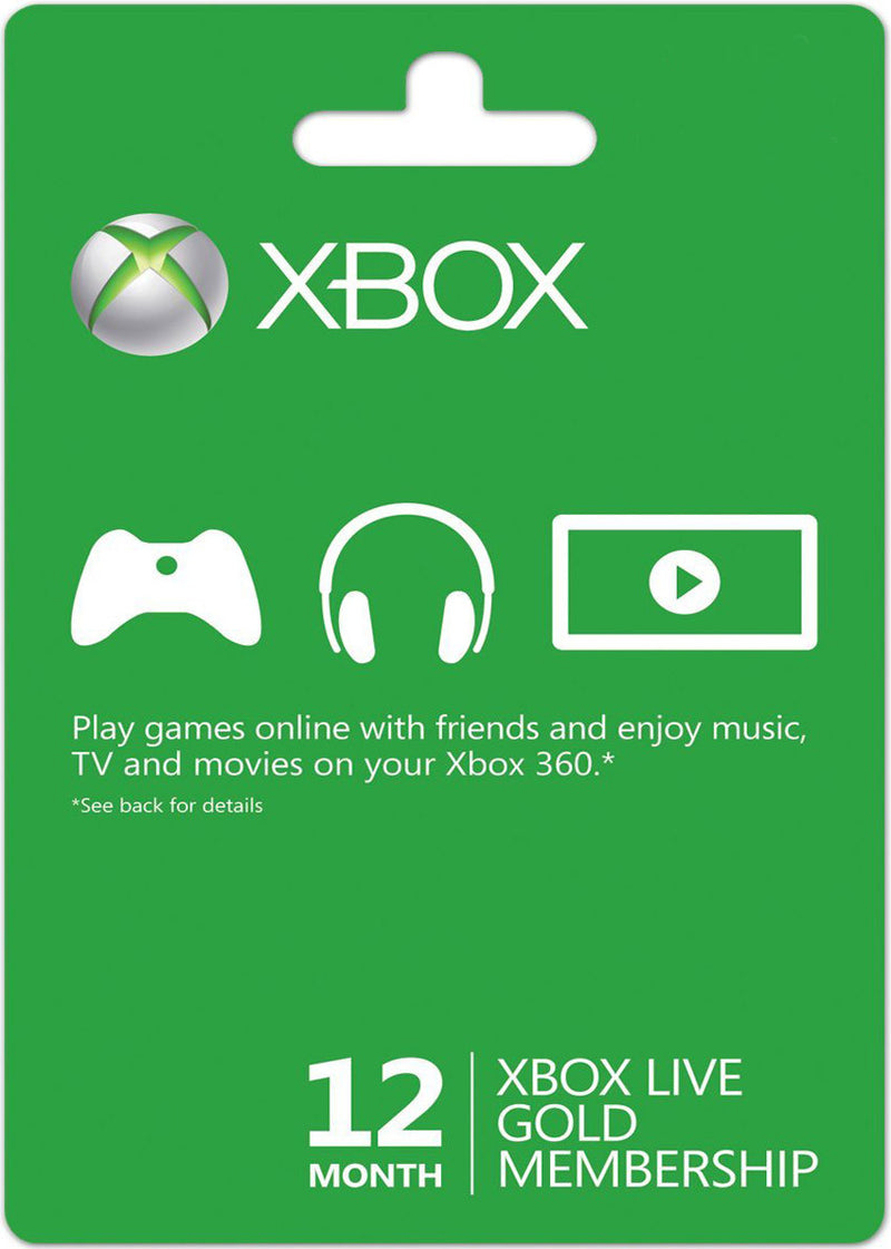 Xbox Live 12 Months GOLD Subscription