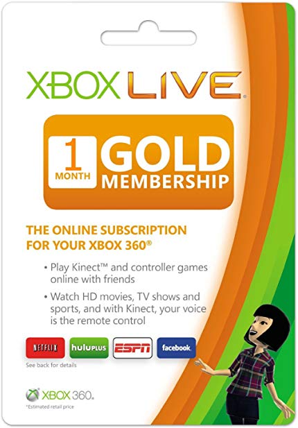 Xbox Live 1 Month GOLD Subscription
