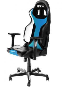 GRIP Gaming/office chair Black/Light Blue Sky