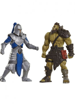 Warcraft Mini Figure 2-Pack Alliance Soldier vs. Horde Warrior 6 cm