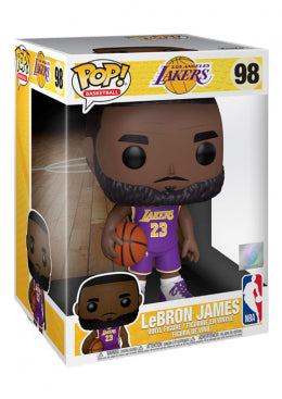 NBA Lakers POP! Vinyl Oversized - Lebron James (Purple Jersey) 10"