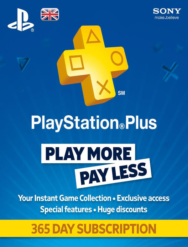 Playstation Plus 365 Days PSN CARD UK key