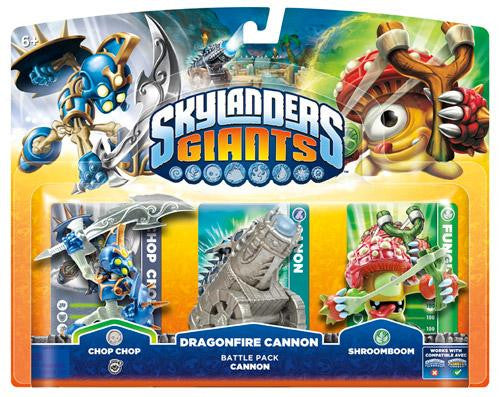 Skylanders GIANTS Battle Pack 1 (Chop Chop + Shroomboom + Cannon Piece)