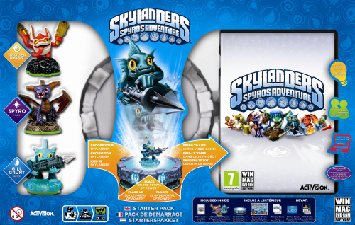 PC Skylanders Starter Pack (Game + Portal of Power + Trigger Happy + Spyro + Gill Grunt)