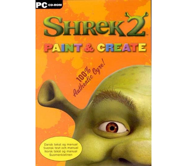 PC Shrek 2 Paint and Create