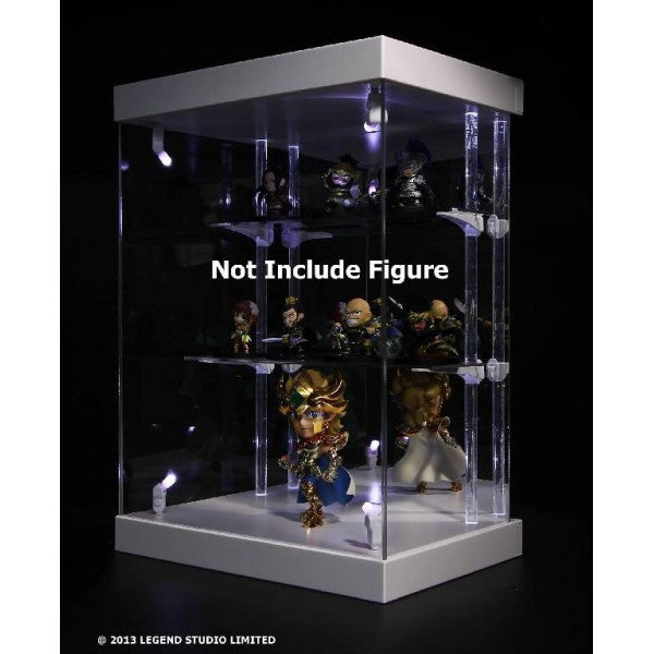 Master Light House Acrylic Display Case with Lighting for Mini Figures (white)